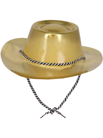 Gold Metallic Cowboy Hat  Wholesale