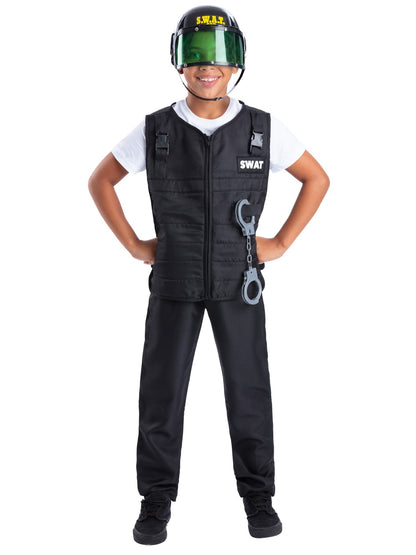 Swat Costume, with Vest, Hat & 4 Piece Toy   Wholesale