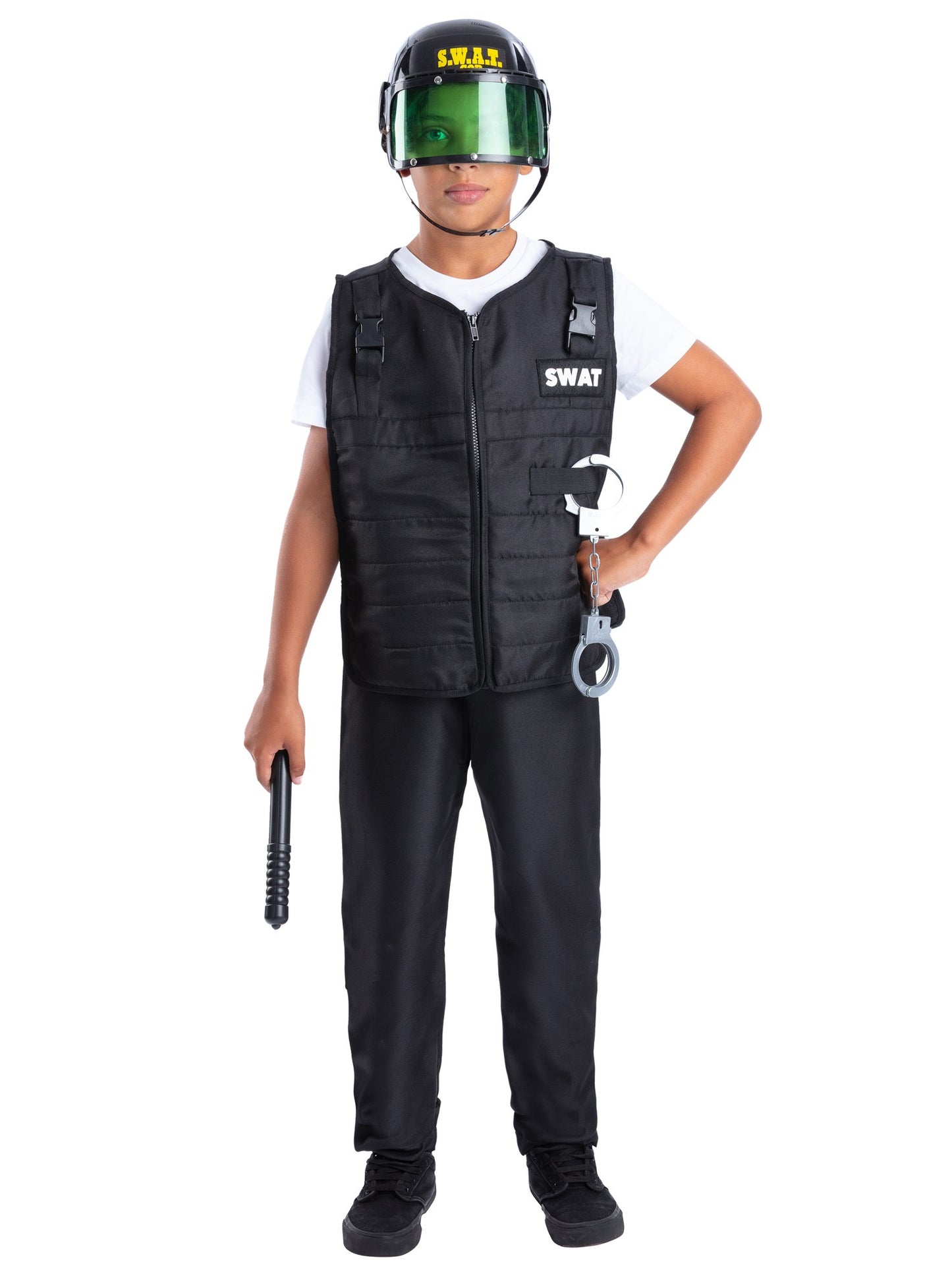 Swat Costume, with Vest, Hat & 4 Piece Toy   Wholesale