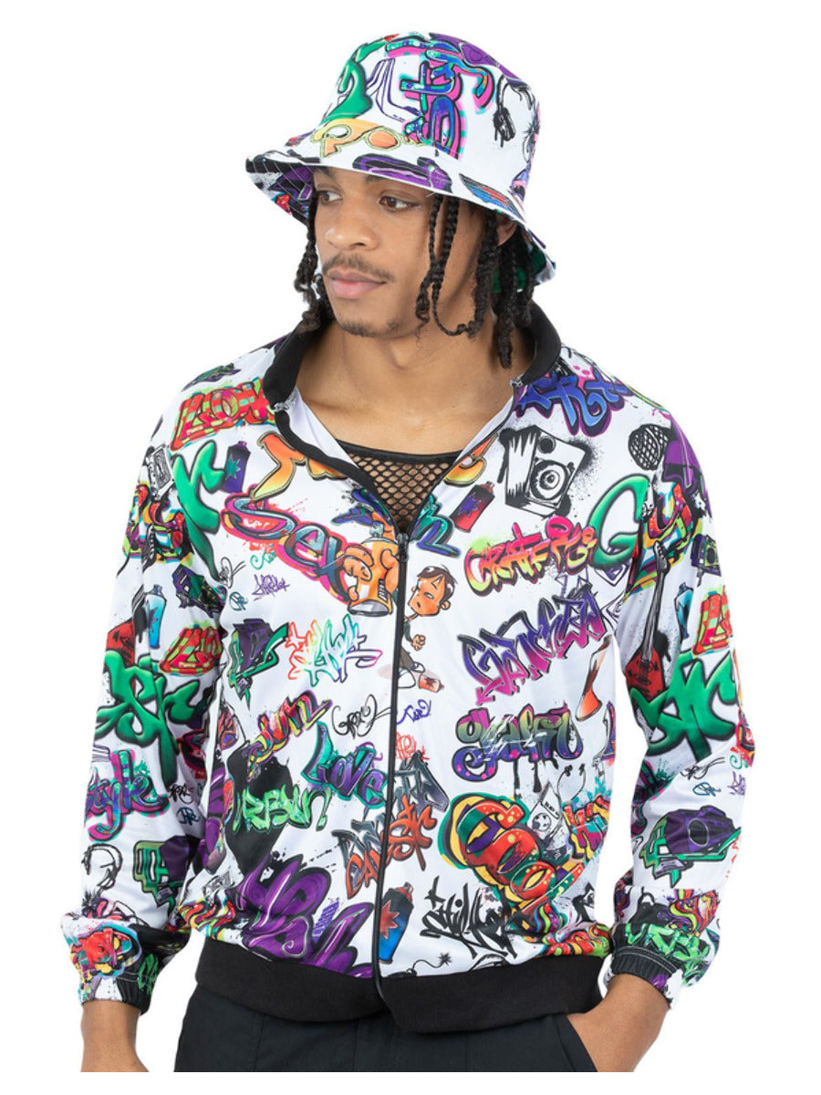 90s Hip Hop Graffiti Jacket Wholesale