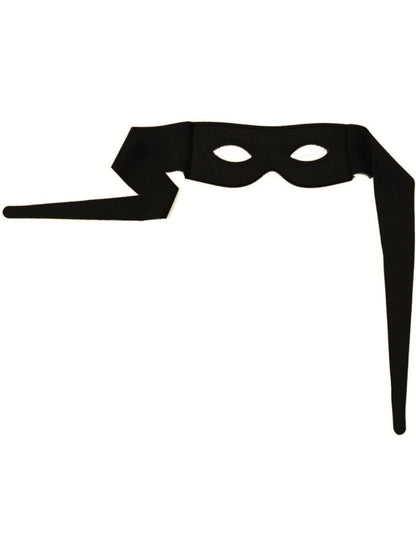 Bandit Eyemask and Tie Scarf, Black  Wholesale