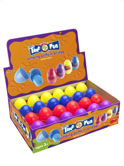Jumping Putty in an Egg