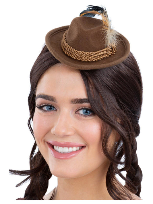 Mini Bavarian Trenker Hat Brown