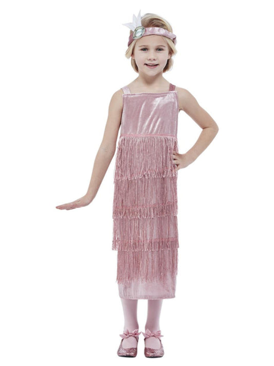 20s Pink Flapper Costume WHOLESALE
