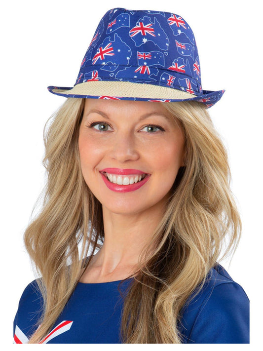 Australia Flag Trilby Hat Wholesale
