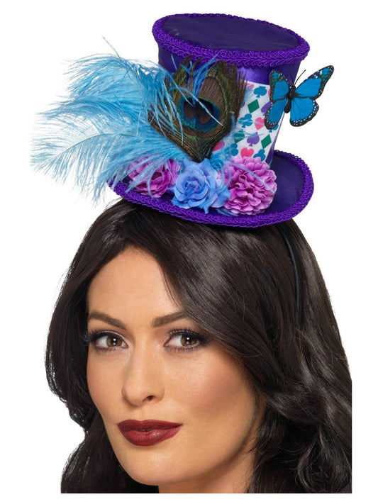 Mad Hatter Mini Feather Hat Wholesale