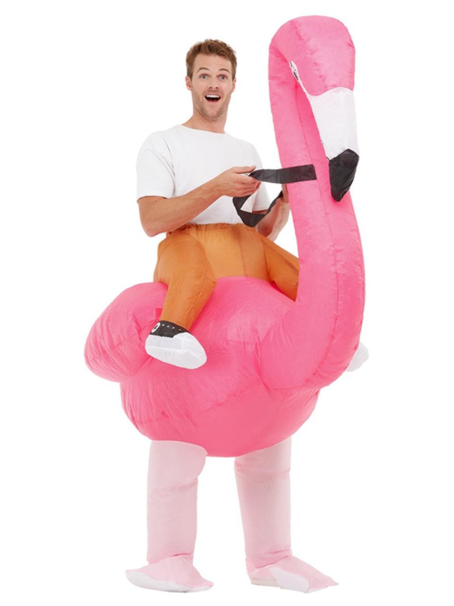 Inflatable Ride Em Flamingo Costume Wholesale