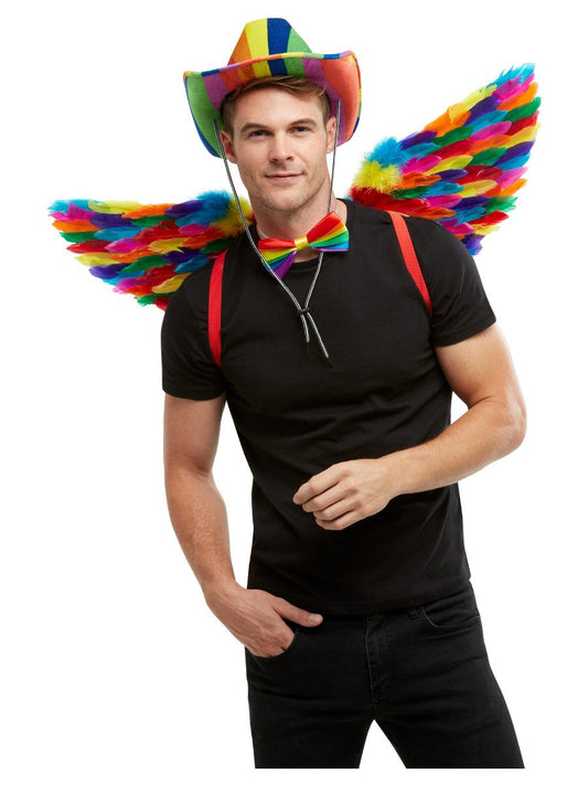 Rainbow Feather Wings Wholesale