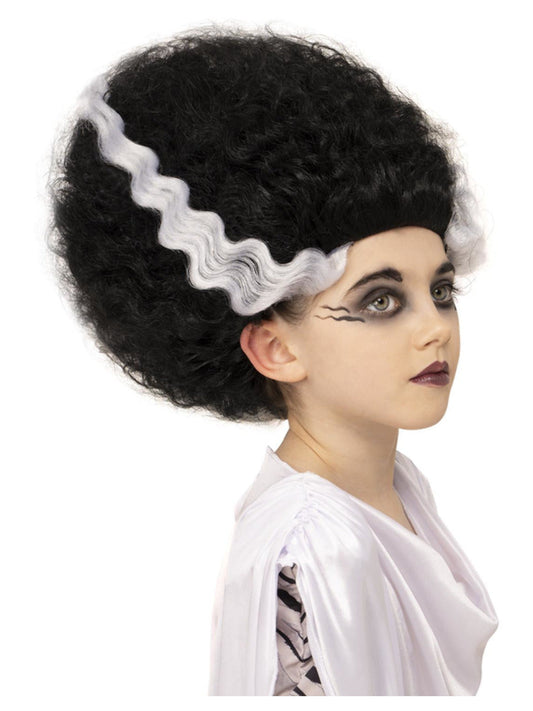Universal Monsters Bride of Frankenstein Wig, Kids Wholesale
