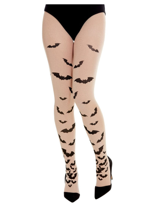 Opaque Tights with Bats Wholesale