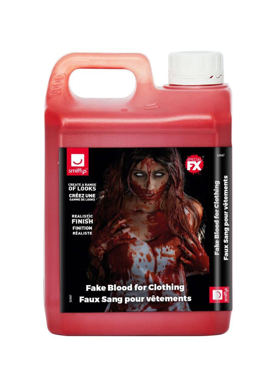Smiffys FX, Clothing Fake Blood 2ltr Wholesale