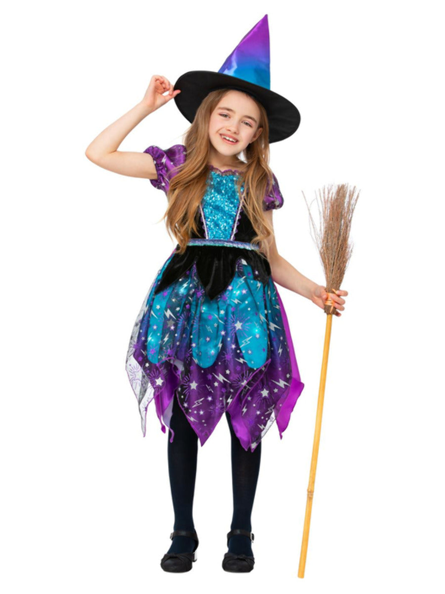 Deluxe Moon & Stars Kids Witch Costume Wholesale