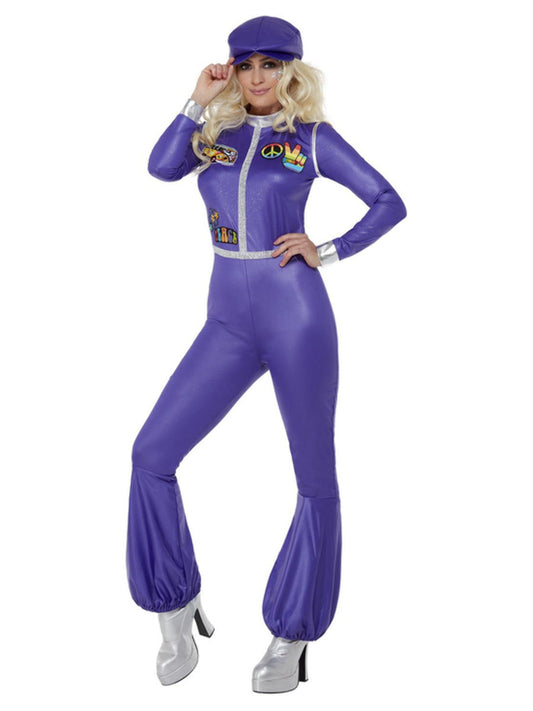 70s Dancing Queen Costume Purple WHOLESALE