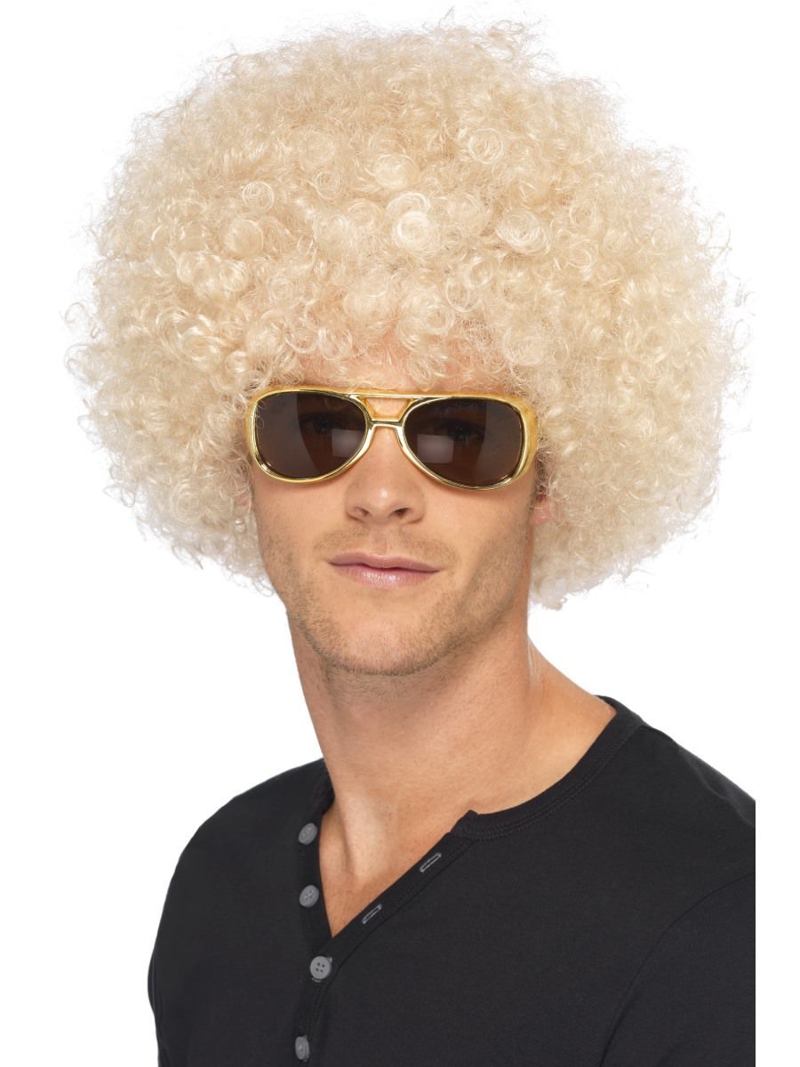 70s Funky Afro Wig, Blonde Wholesale