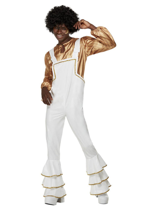 70s Glam Costume White WHOLESALE