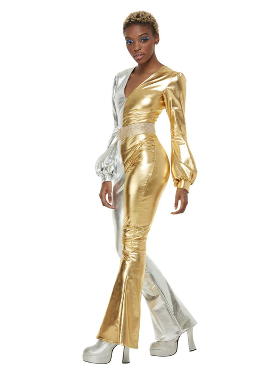 70s Super Chic Costume Gold Silver WHOLESALE
