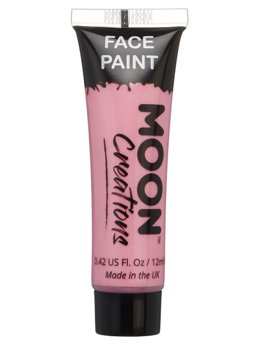 Moon Creations Face & Body Paint, Pink, 12ml Single