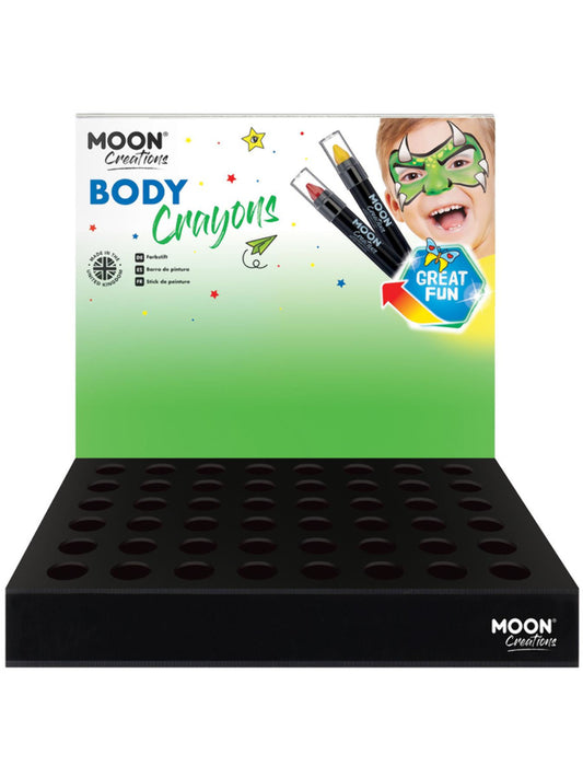 Moon Creations Body Crayons, CDU Primary Colours (no stock)