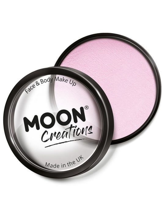 Moon Creations Pro Face Paint Cake Pot, Light Pink, 36g Single
