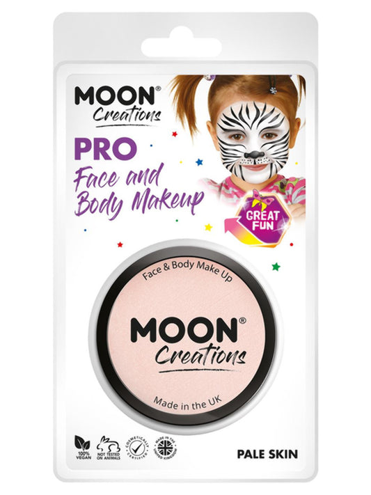 Moon Creations Pro Face Paint Cake Pot, Pale Skin, 36g Clamshell