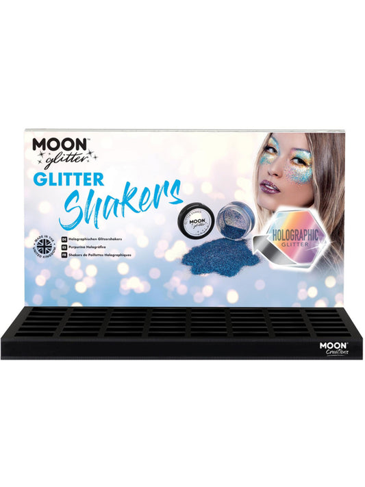 Moon Glitter Holographic Glitter Shakers, CDU (no stock)