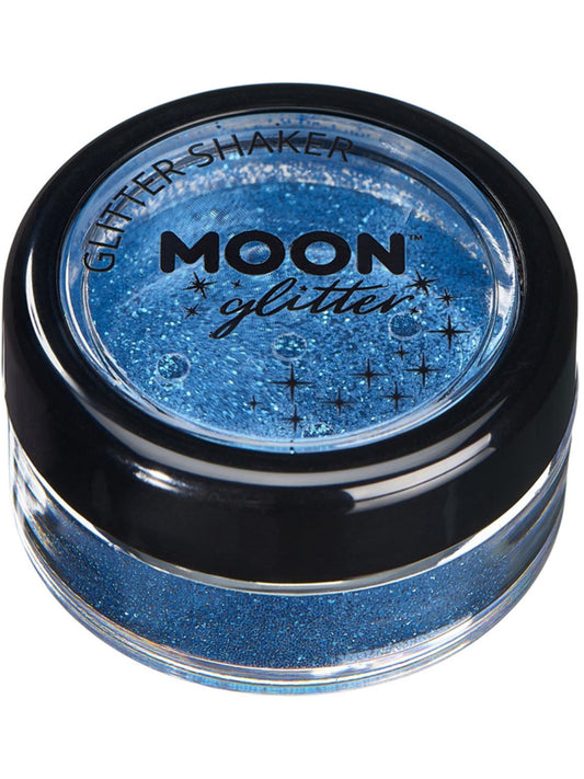 Moon Glitter Classic Fine Glitter Shakers, Blue, Single, 5g