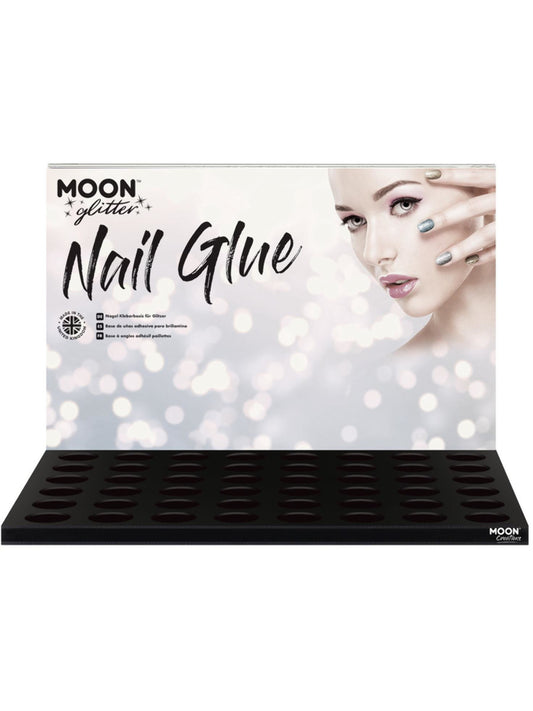 Moon Glitter Nail Glue, Clear, CDU (no stock)