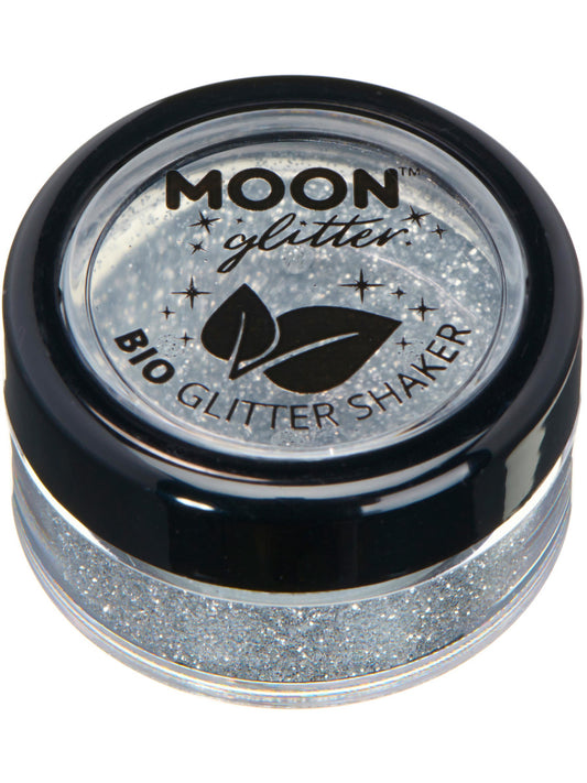 Moon Glitter Bio Glitter Shakers, Silver, Single, 5g