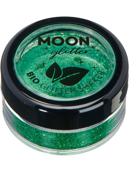 Moon Glitter Bio Glitter Shakers, Green, Single, 5g