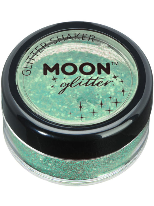 Moon Glitter Iridescent Glitter Shakers, Green, Single, 5g