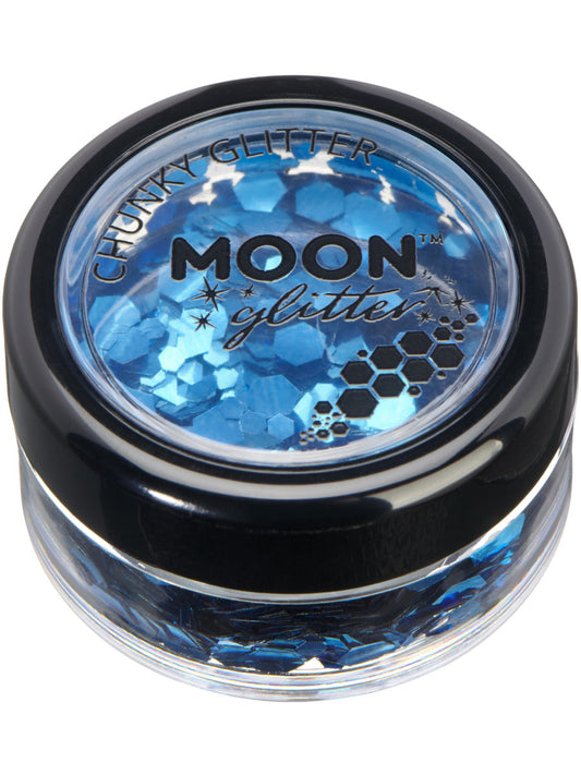 Moon Glitter Classic Chunky Glitter, Blue, Single, 3g