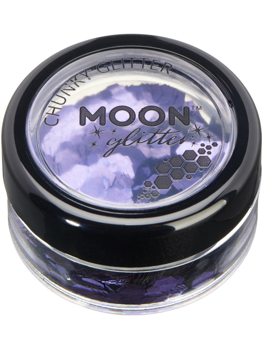 Moon Glitter Classic Chunky Glitter, Lavender, Single, 3g