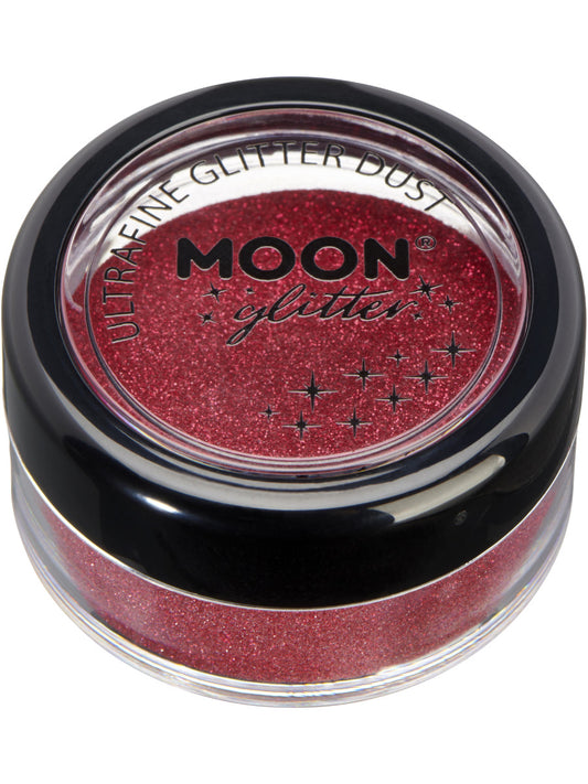 Moon Glitter Classic Ultrafine Glitter Dust, Red, Single, 5g