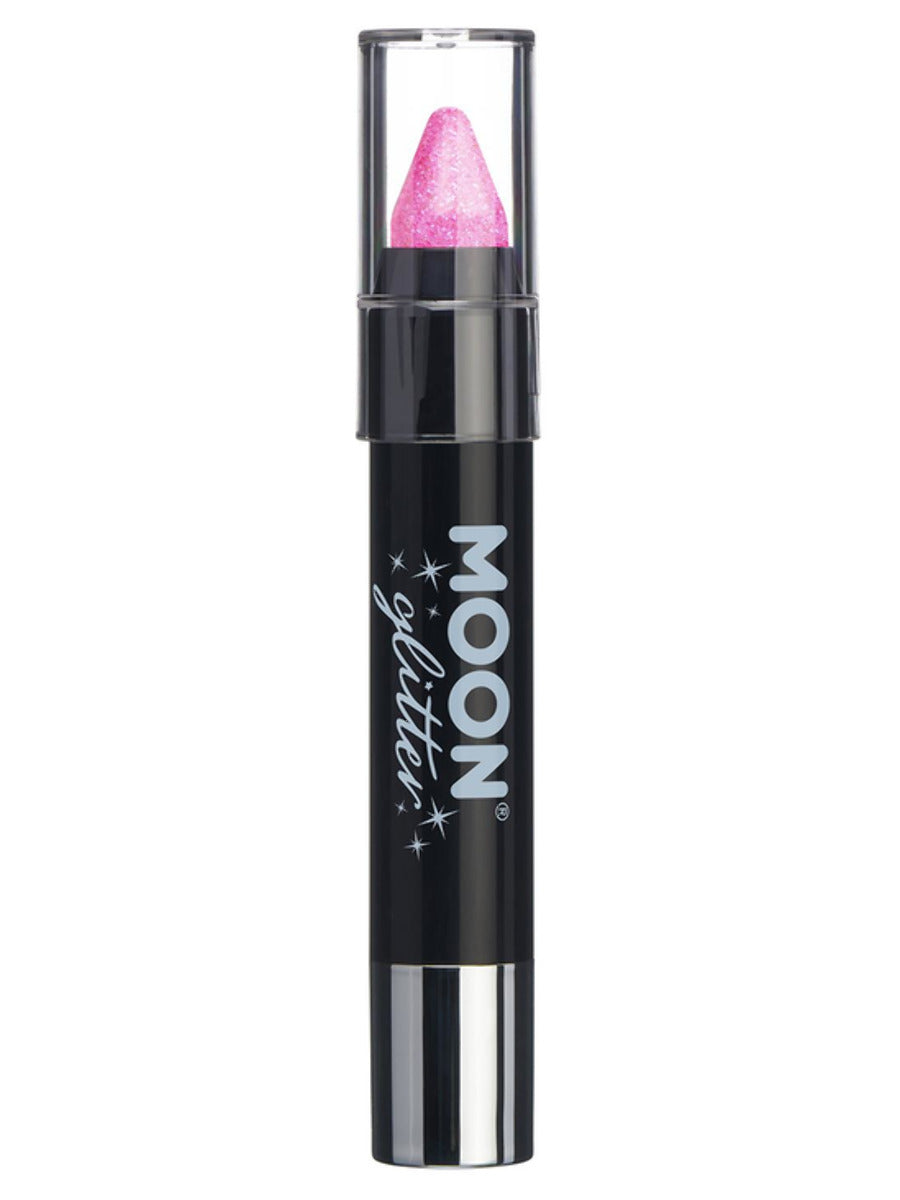 Moon Glitter Iridescent Body Crayons, Pink, Single, 3.2g