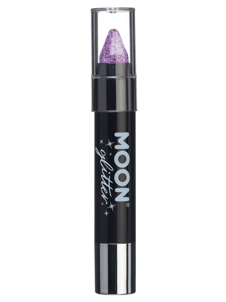 Moon Glitter Iridescent Body Crayons, Purple, Single, 3.2g