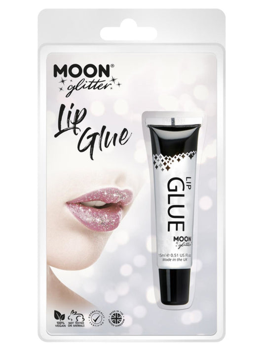Moon Glitter Lip Glue, Clear, Clamshell