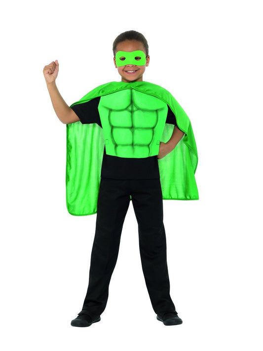 Kids Superhero Kit, Green Wholesale