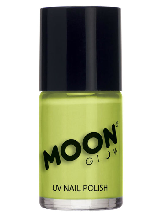Moon Glow Pastel Neon UV Nail Polish,PastelYellow, Single, 14ml