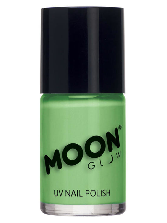 Moon Glow Pastel Neon UV Nail Polish, Pastel Green, Single, 14ml