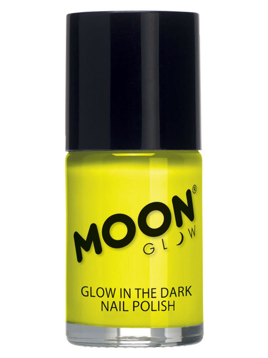 Moon Glow - Glow in the Dark Nail Polish, Yellow, 14ml Single