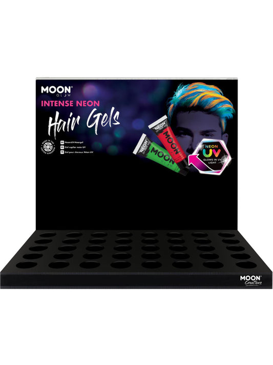 Moon Glow Intense Neon UV Hair Gel, CDU (no stock)