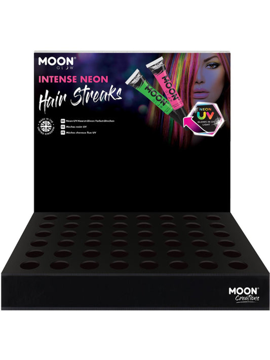 Moon Glow Intense Neon UV Hair Streaks, CDU (no stock)