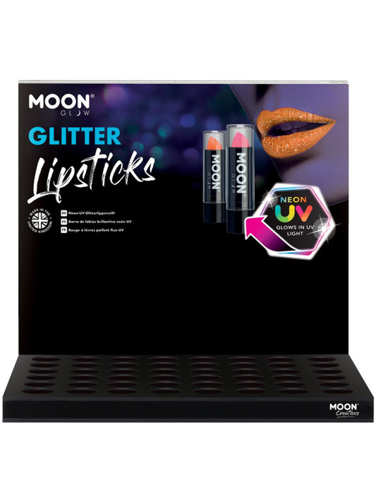 Moon Glow - Neon UV Glitter Lipstick, CDU (no stock)