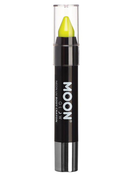 Moon Glow Intense Neon UV Body Crayons, Intense Ye, Single, 3.2g