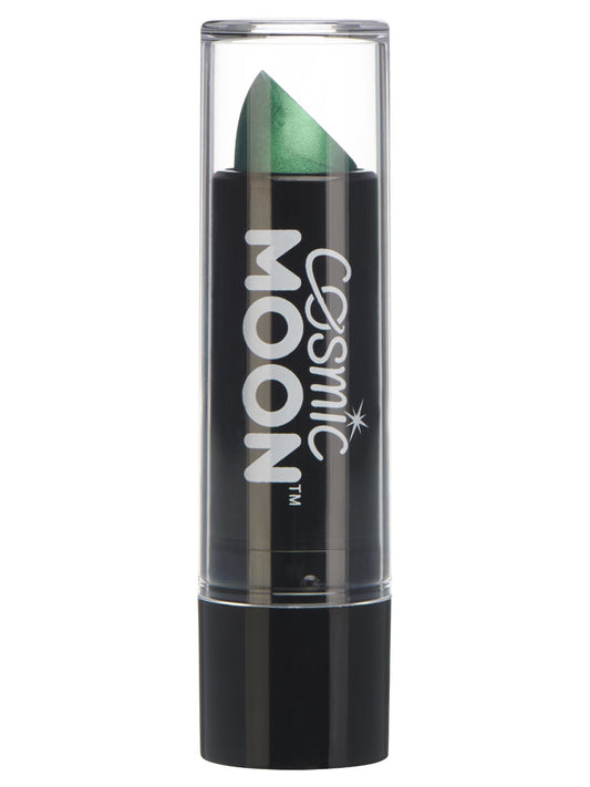 Cosmic Moon Metallic Lipstick, Green, Single, 4.2g