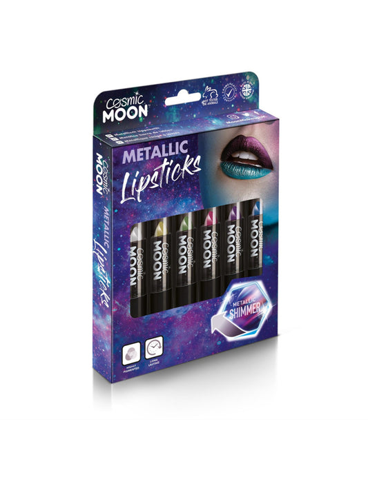 Cosmic Moon Metallic Lipstick, Assorted, Boxset, 4.2g