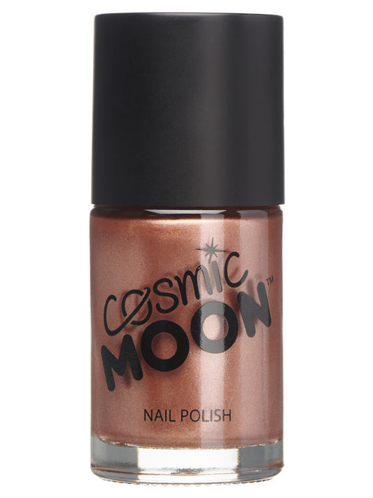 Cosmic Moon Metallic Nail Polish, Rose Gold, Single, 14ml