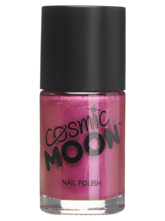 Cosmic Moon Metallic Nail Polish, Pink, Single, 14ml