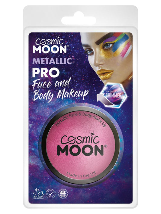 Cosmic Moon Metallic Pro Face Paint Cake Pots, Pin, Clamshell, 36g