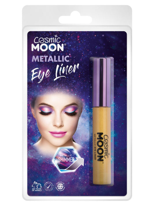 Cosmic Moon Metallic Eye Liner, Gold, Clamshell, 10ml